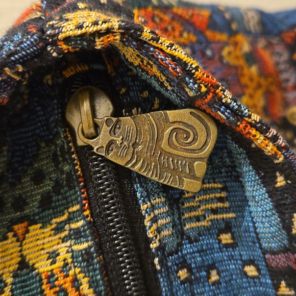 Laurel Burch Vintage tote style cat motif tapestry bag - Picture 8 of 11